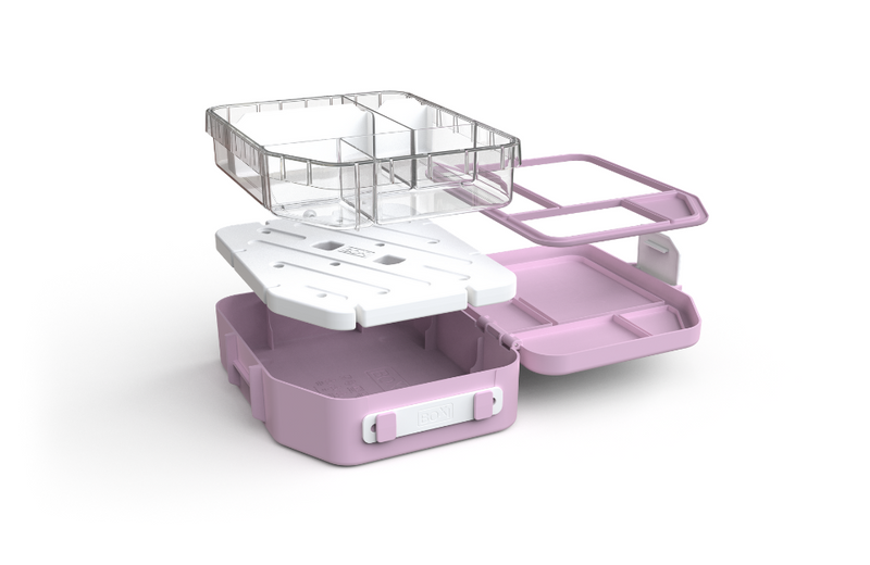 Boxi Cool Lunchbox with ice panel - 'Strawberry'