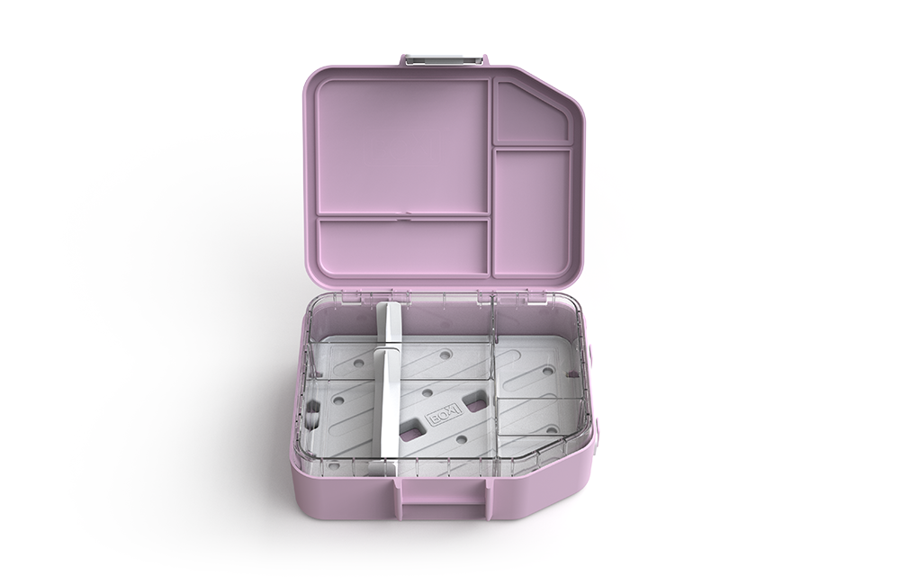 Boxi Cool Lunchbox with ice panel - 'Strawberry'